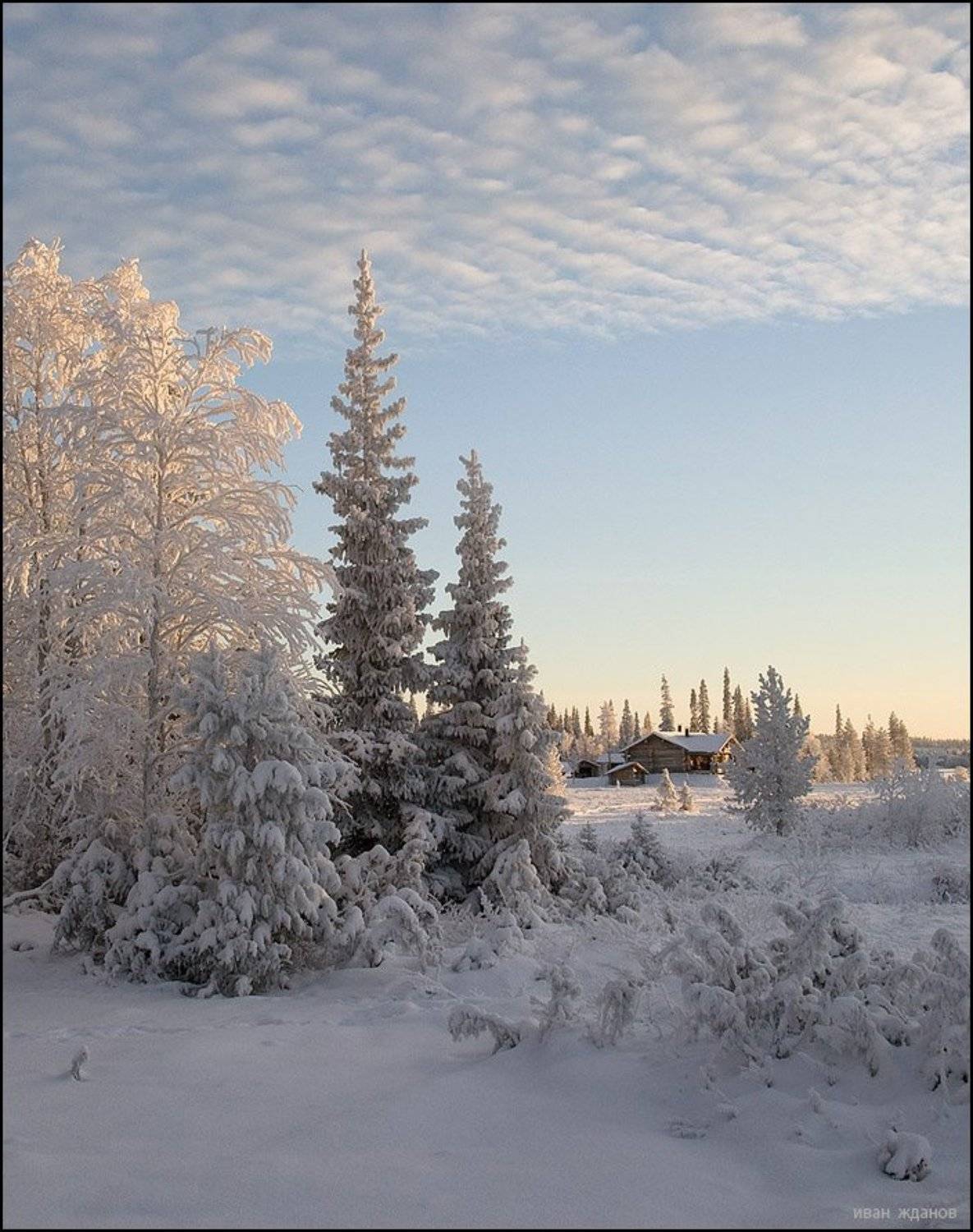 зима, карелия, Иван Жданов
