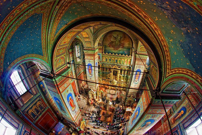 храм, служба, высота, фишай grandeur фото превью