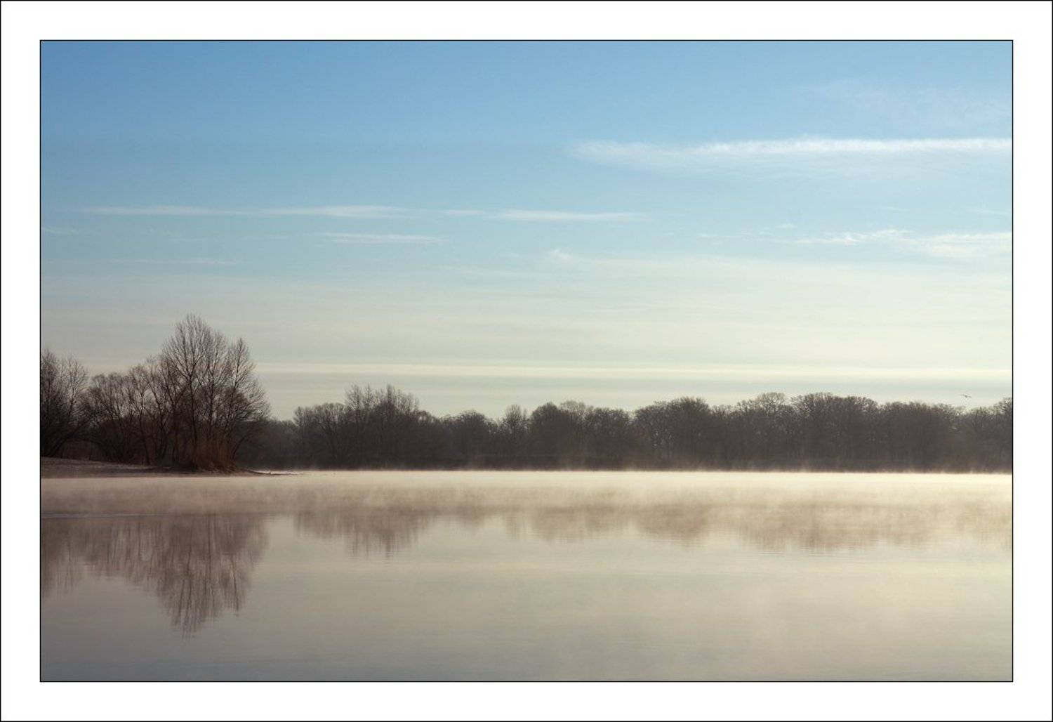 река, туман, Максим