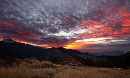 огненное небо