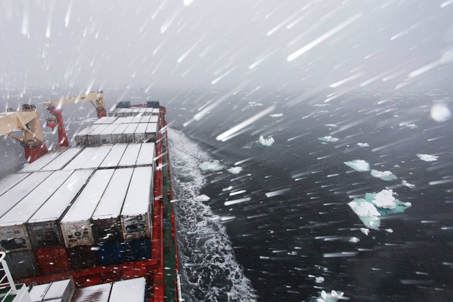 карское море, надежда, снегопад, Шварц  Леонид - shvartsphoto