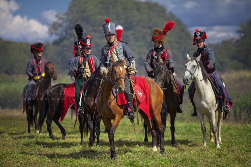 Чуть утро осветило пушки И леса синие верхушки - Французы тут как тут. фото превью