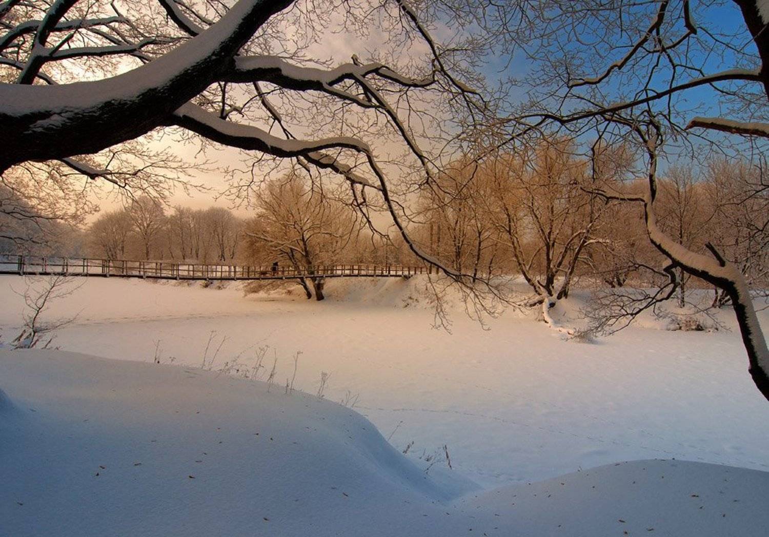 зимний, вечер, Александр Титаренко