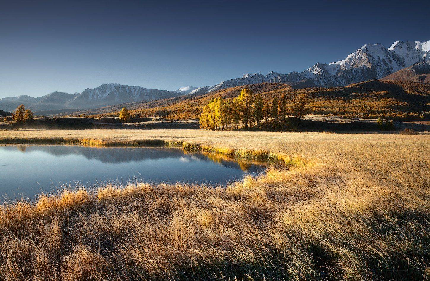 алтай, горы, осень, джангысколь, Владимир Ляпин