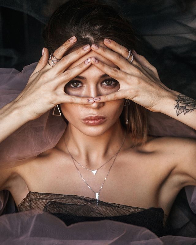 portrait girl украшения девушка портрет Ксения фото превью