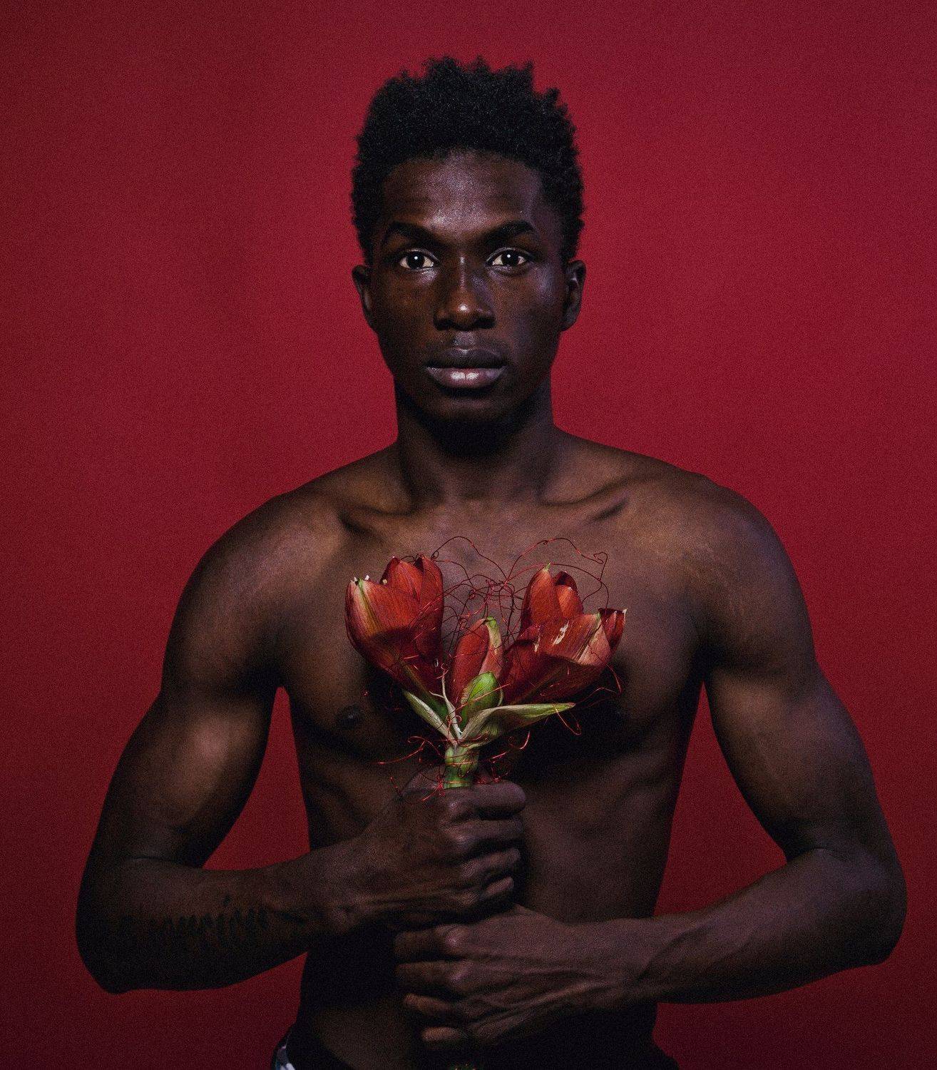 flower, portrait, Лев Рогожников