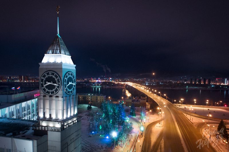Вечерний Красноярск фото превью