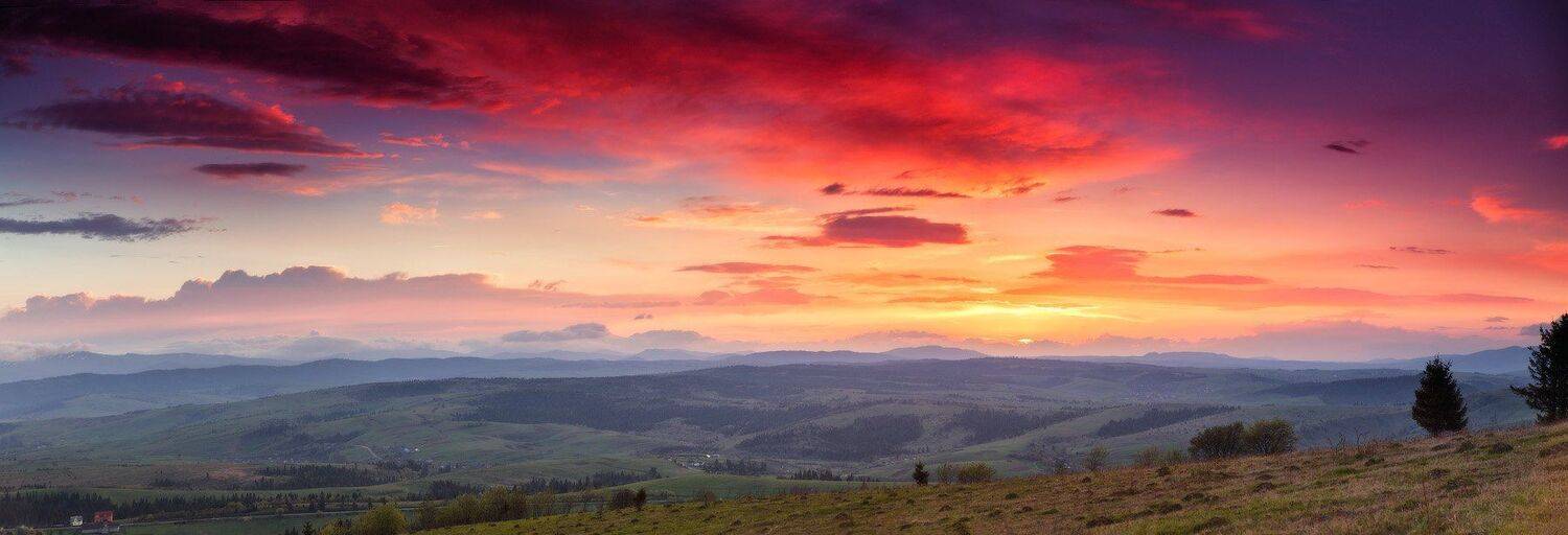 бескиды, весна, вечер, горы, закат, карпаты, май, Вейзе Максим