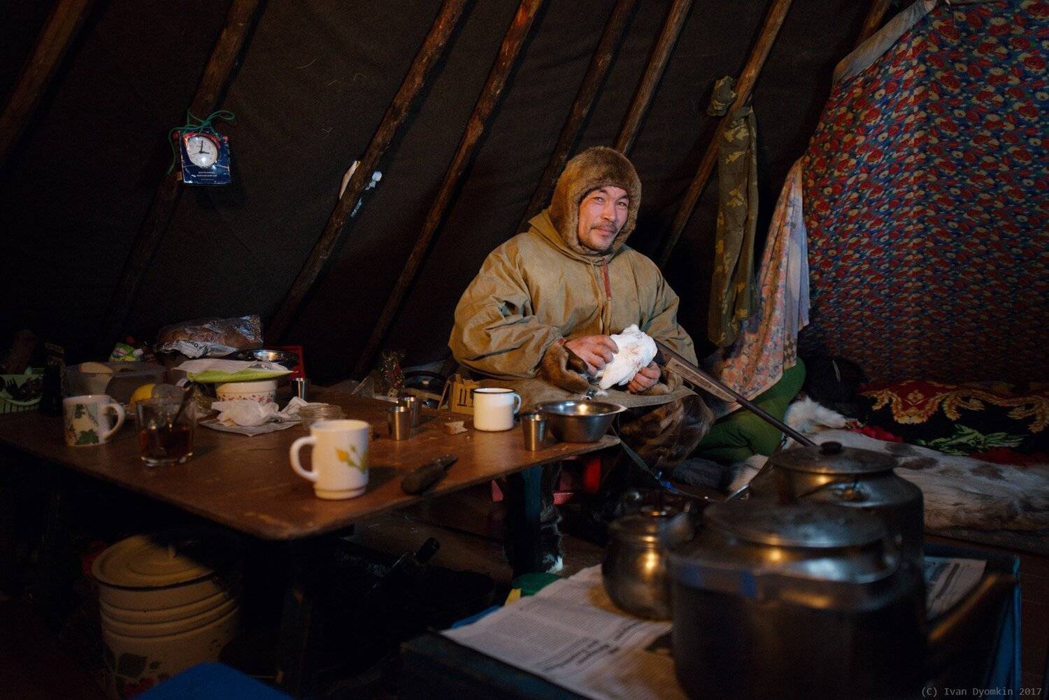 НАО, ненцы, куропатка, чум, ненецкий, Иван Дёмкин