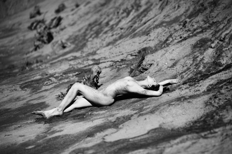 девушка, ню, эротика, черно-белое, природа * фото превью