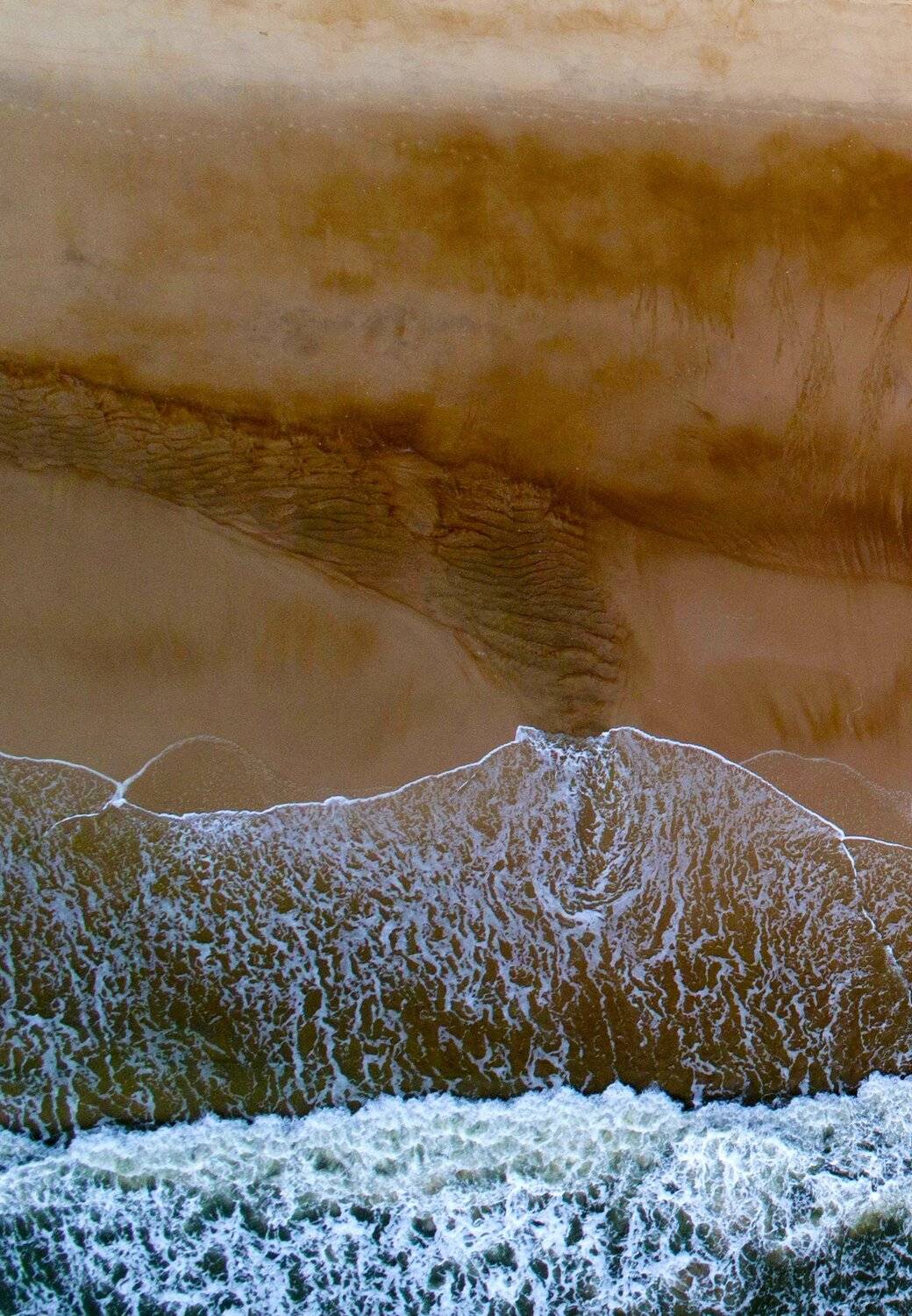 Вьетнам, Ке Га, волны, песок, аэро, aerial, Борис Резванцев