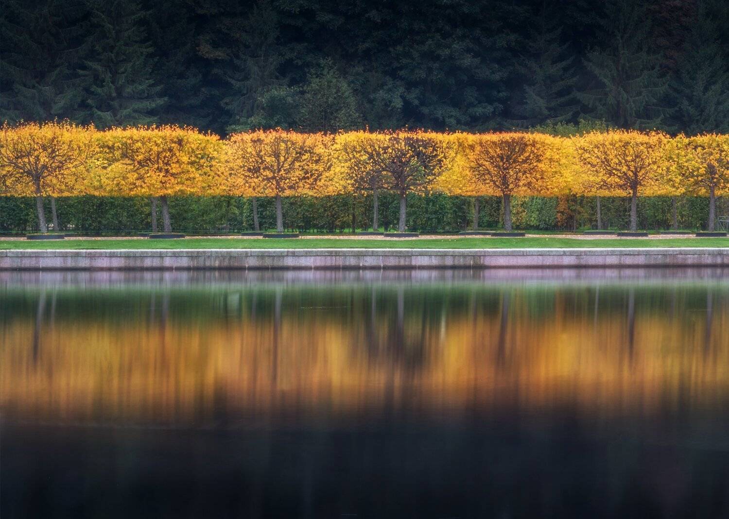 осень ,выдержка, петродворец, Павел Ващенков