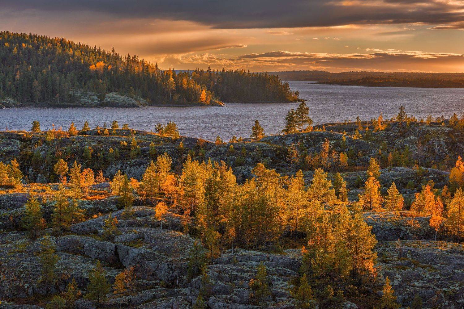 Ладожские шхеры, Ладога, осень в Карелии, фототуры с Владимиром Рябковым., Владимир Рябков