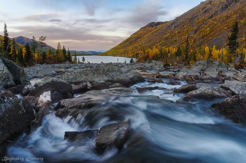 Водопад Шумы и Нижнее Мультинское озеро фото превью