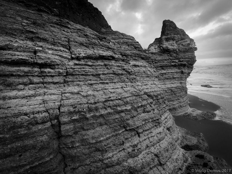 море, побережье, морской берег, горизонт, рассвет, небо, скалистый берег, шторм, зима Сфинкс фото превью