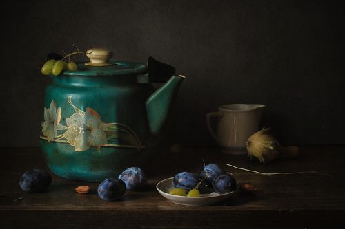 Про чайник и фрукты