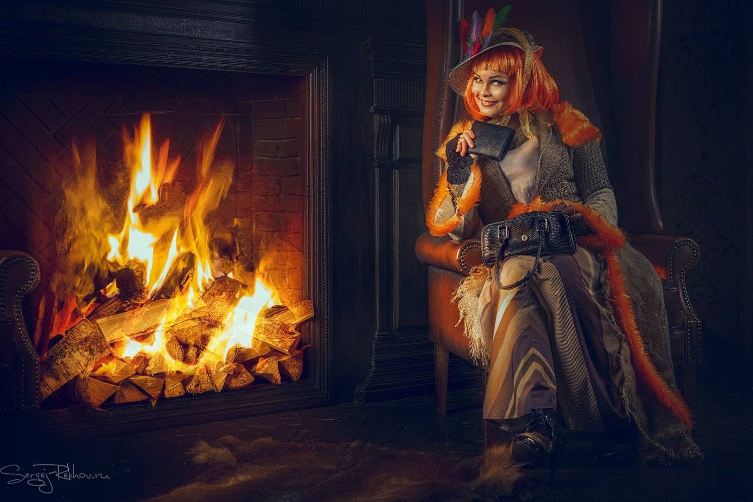 студия, сказка, камин, лиса алиса, рехов, сергейрехов, rekhov, sergejrekhov, Сергей Рехов