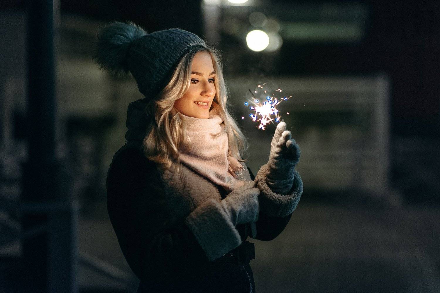 girl, night, nikon, light, ny, happy new year, Кирилл Соколов