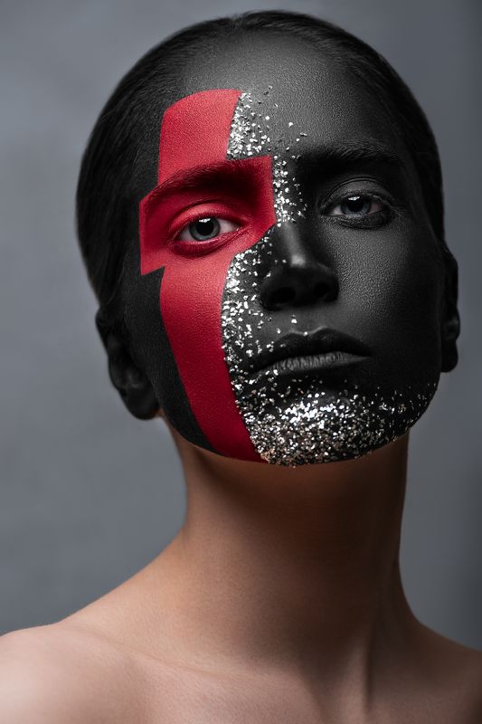 red, concept, portrait, makeup, beauty, fine art, advertising The Red Cross II фото превью