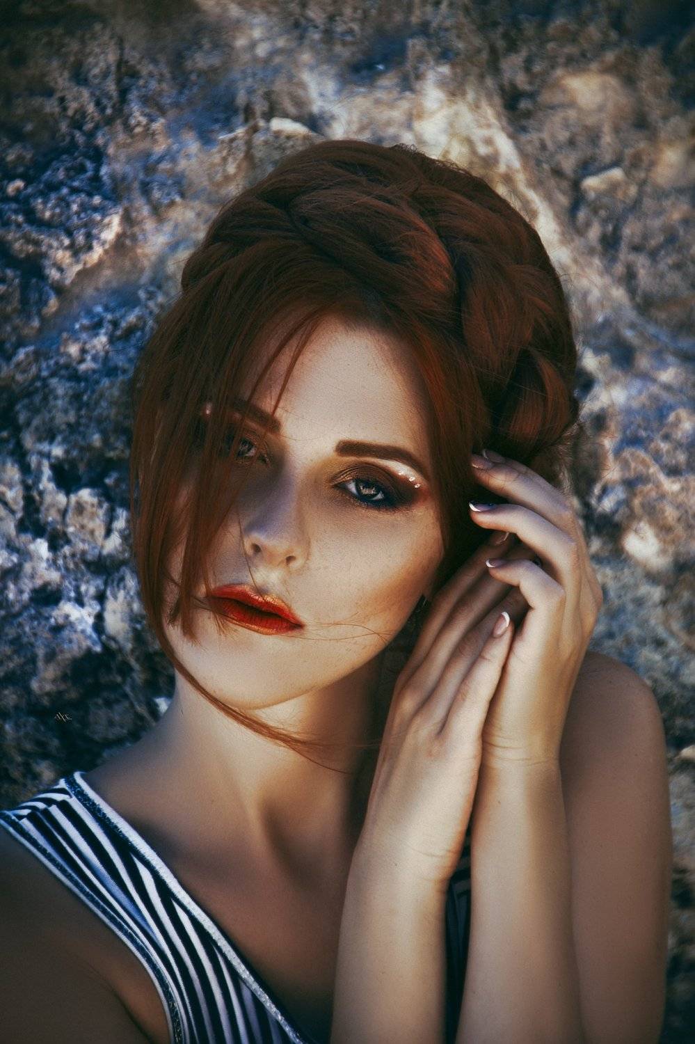 portrait, shadow, natural light, beauty, redhead, Руслан Болгов (Axe)