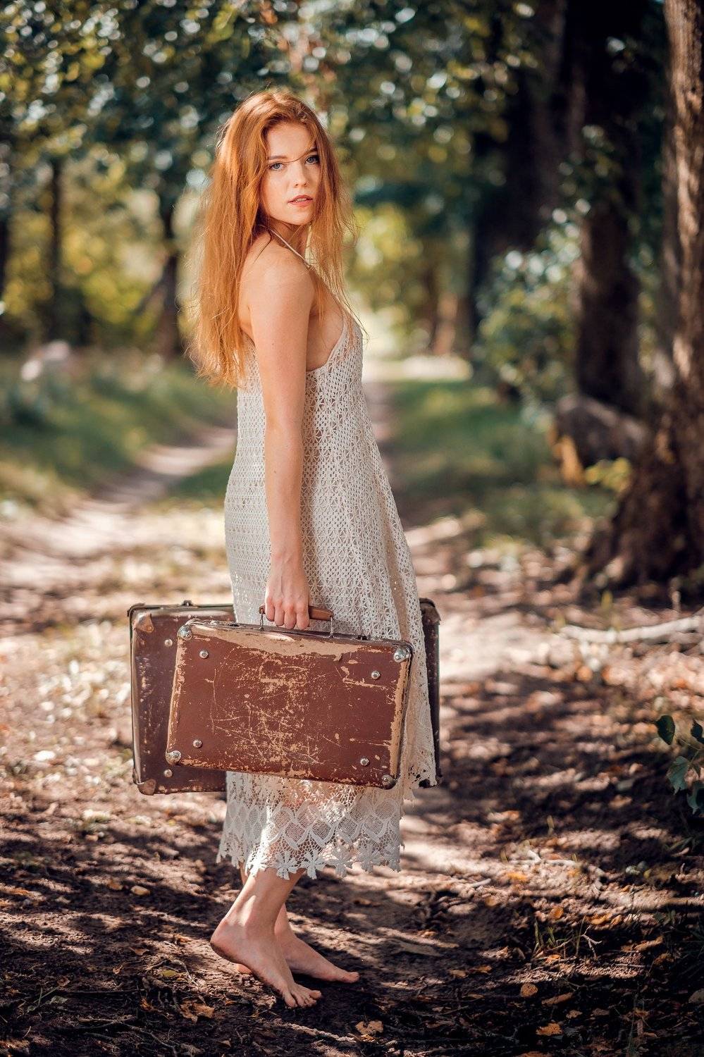 beauty, portrait, girl, young, female, redhead, fashion, Saulius Ke