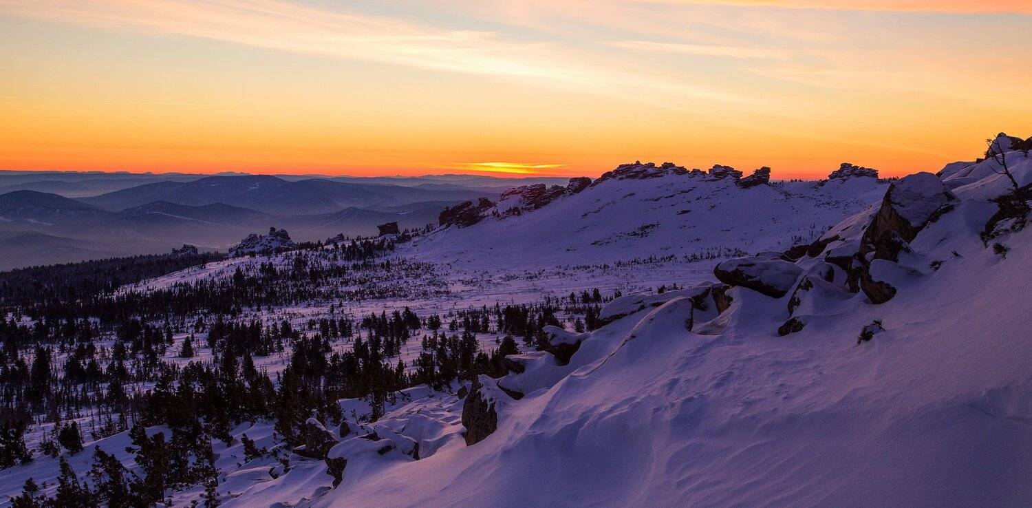 сибирь, зима, снег, кузбасс, природа, пейзаж, лес,, Художников Павел