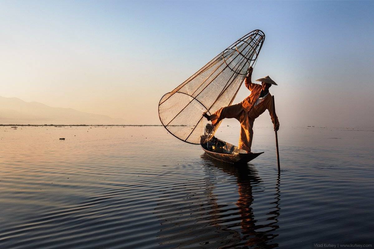 lake,бирма,инле,озеро,рыбак,мьянма,fisherman,Myanmar,Burma,Inle,инта,inlelake,intha, Владимир Куцый (Vlad Kutsey)