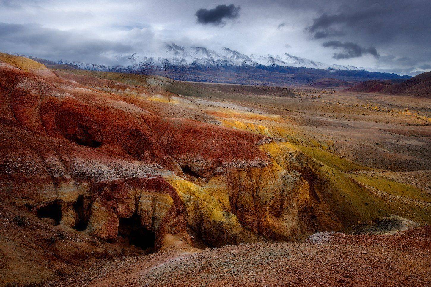 алтай, горы, осень, кызыл-чин, Владимир Ляпин