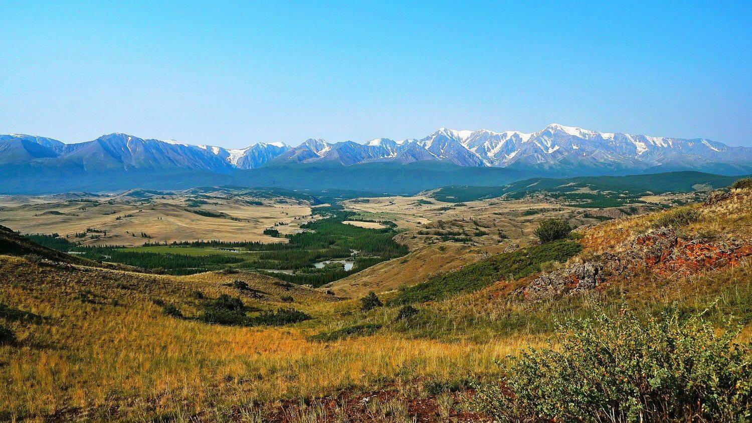 лето, горы, рассвет, Горный Алтай , Александр Потапов