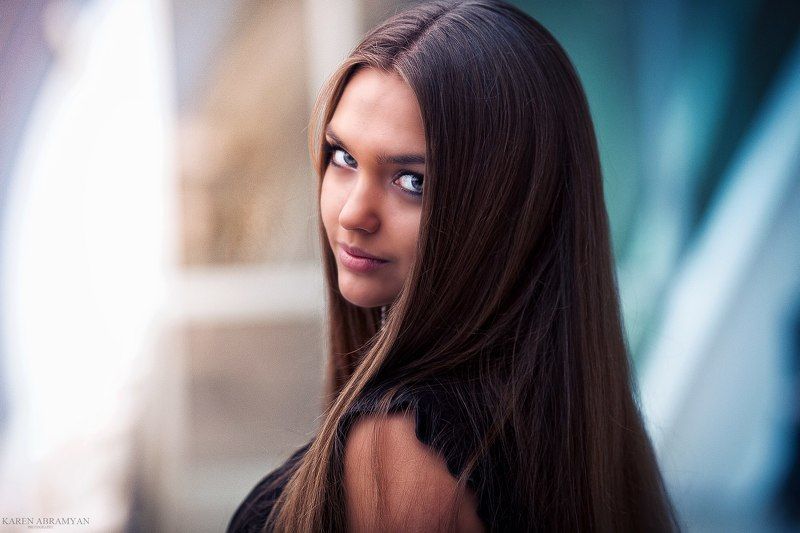 karen abramyan,portrait,girl,hair,eyes Departure фото превью