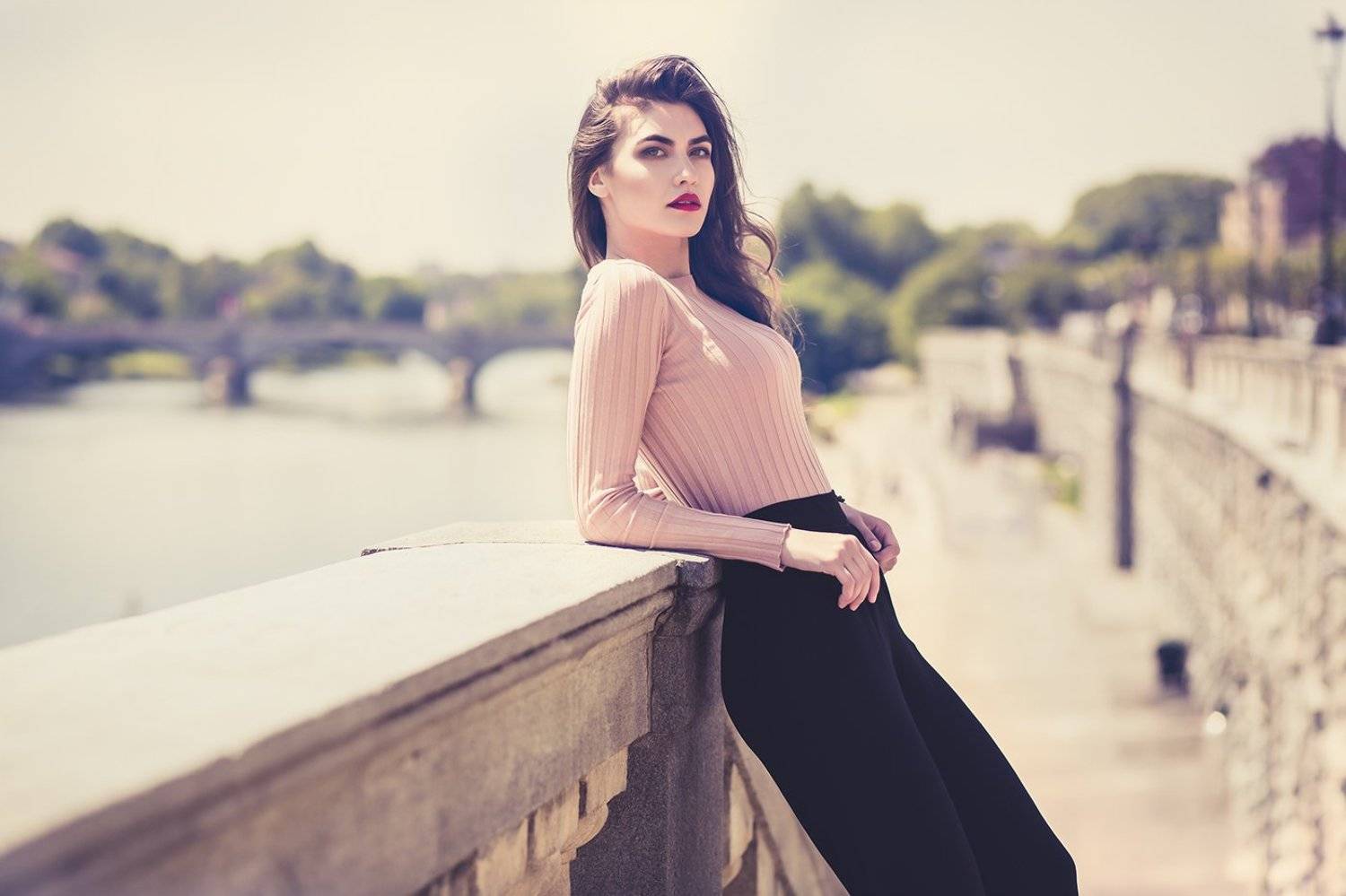 model,fashion,french,brunette,street,portrait,, roberto demaria