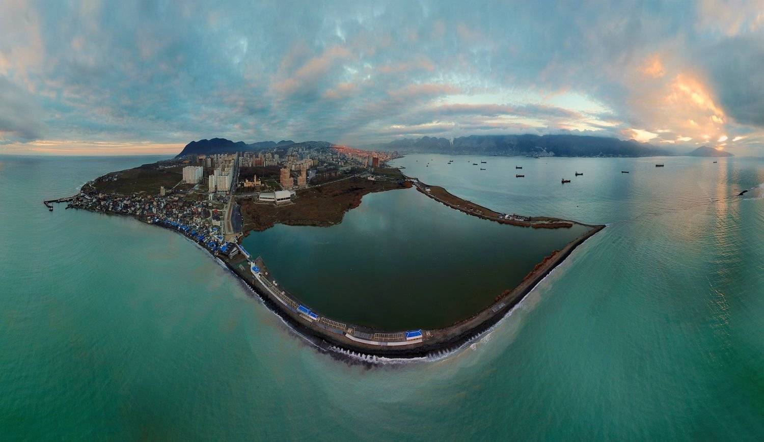 аэрофотосъемка, дрон, Новороссийск, панорама, город, черное море, dji mavic pro, Никифоров Егор