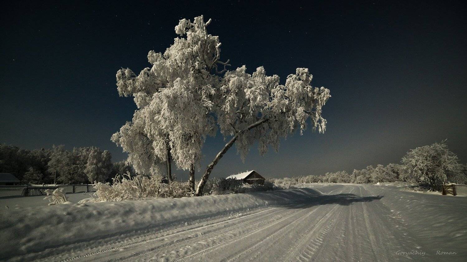 кольский, север,заполярье,вечер, зима,, Роман Горячий