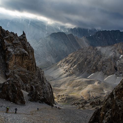 в горах Киргизии