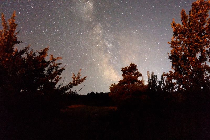 Ай-Петри Крым звезды млечный путь Млечный путь. фото превью