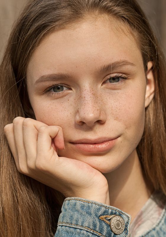 portrait, girl, freckles, ginger, natural beauty, natural light, no makeup, fashion, girl  Маша фото превью