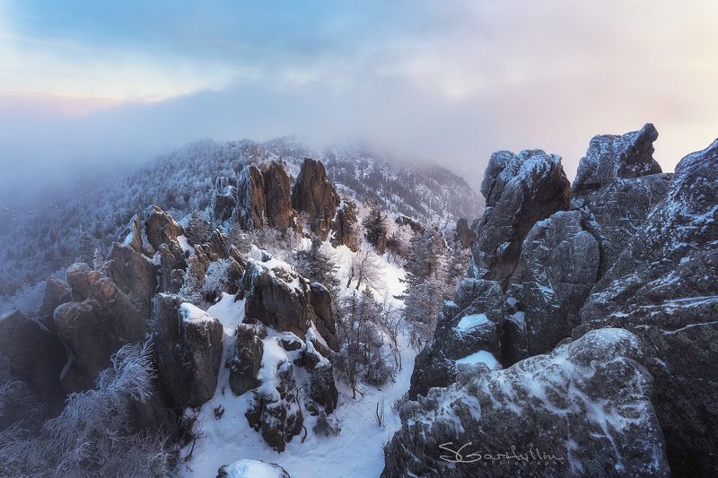 Таганай, Урал, Южный Урал Зимняя мгла. фото превью