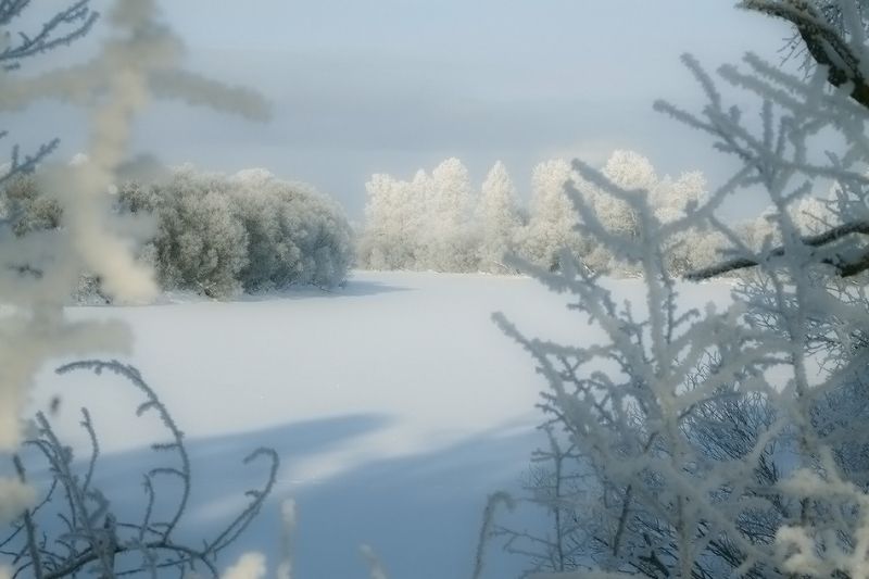 Окно в зиму фото превью