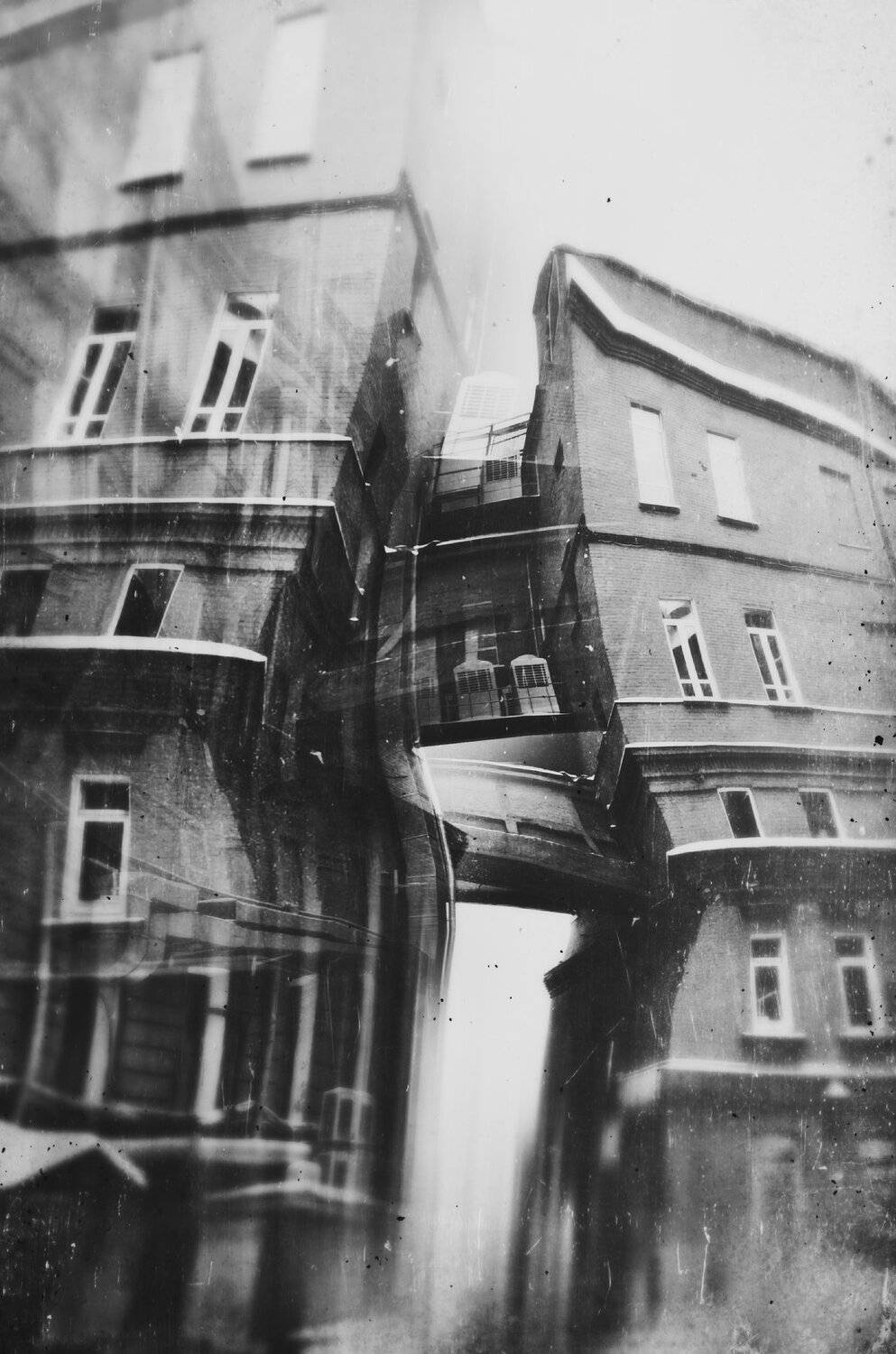 анна салтыкова, город, чб, черно-белое, ч/б, дом, двор, Anna Saltykowa