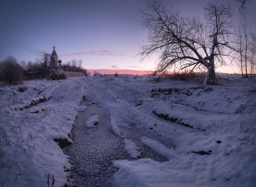 Зима в капустино
