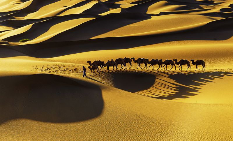 네이멍구(內蒙古, 내몽고) 아라산(阿拉善) 바단지린(巴丹吉林) фото превью