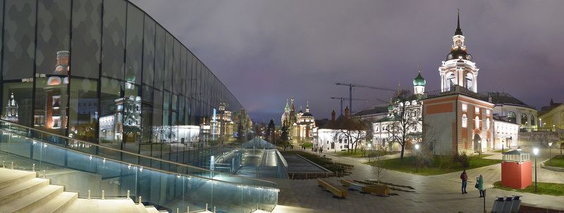 москва, зарядье, варварка, Зеркала Зарядья фото превью