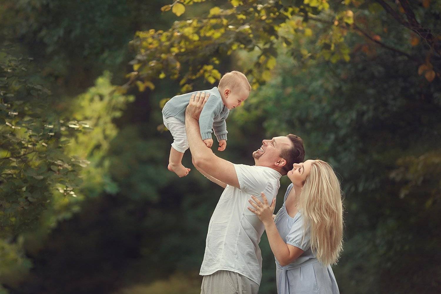 семья, дети, портрет, Ольга Балакир