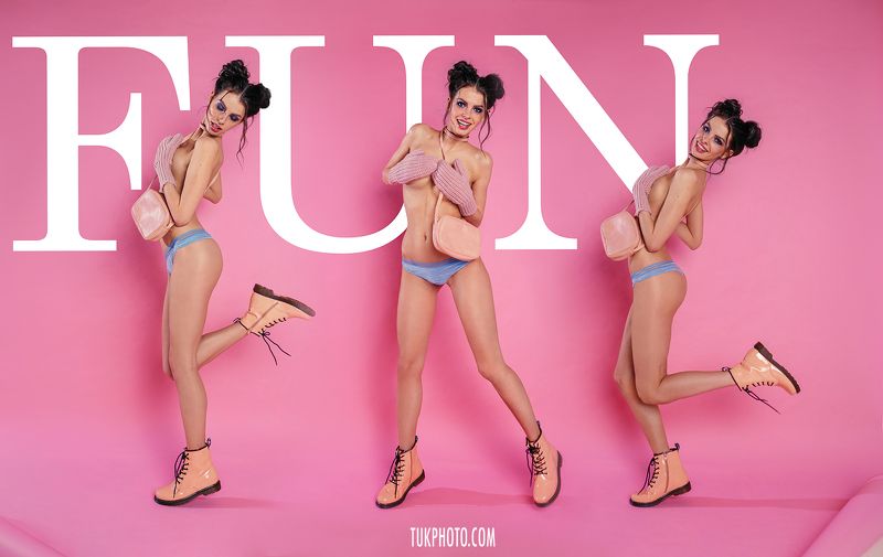ANNA TUKACHEVA STUDIO SEXY FIT студийная съемка  pink  Have fun! фото превью