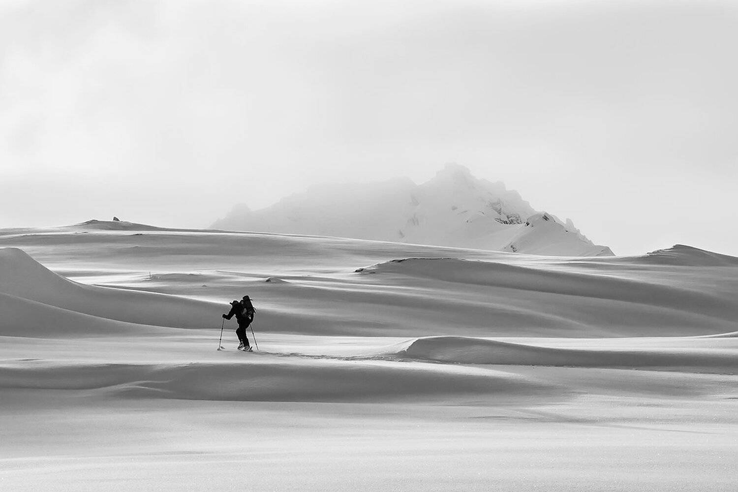 winter mountain national park rila Bulgaria ski touring snow, Добрин Минков
