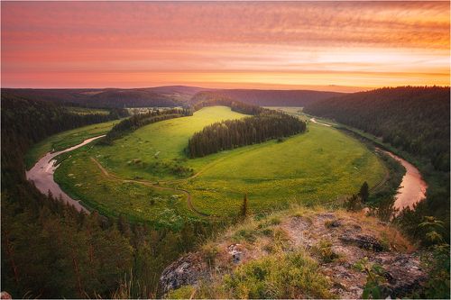 Закат на Сером камне