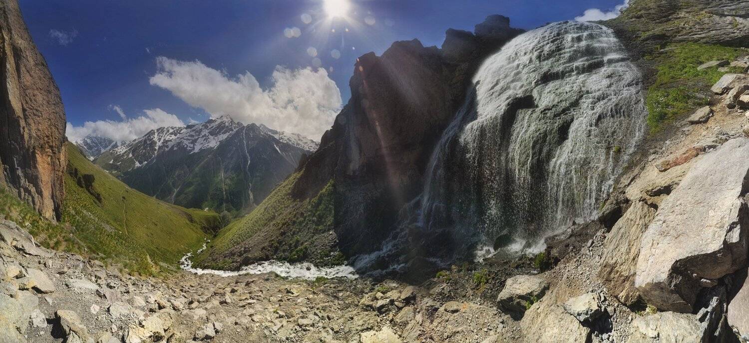 приэльбрусье, девичьи косы, кавказ, чегет, терскол, гара-суу, Сергей Кочергин