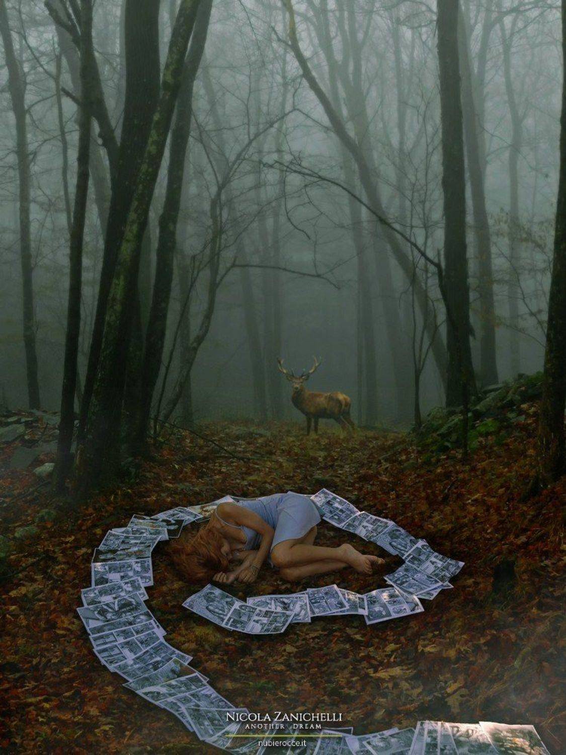 Elena Yuna Chiappini Fantasy deer forest, Nicola Zanichelli