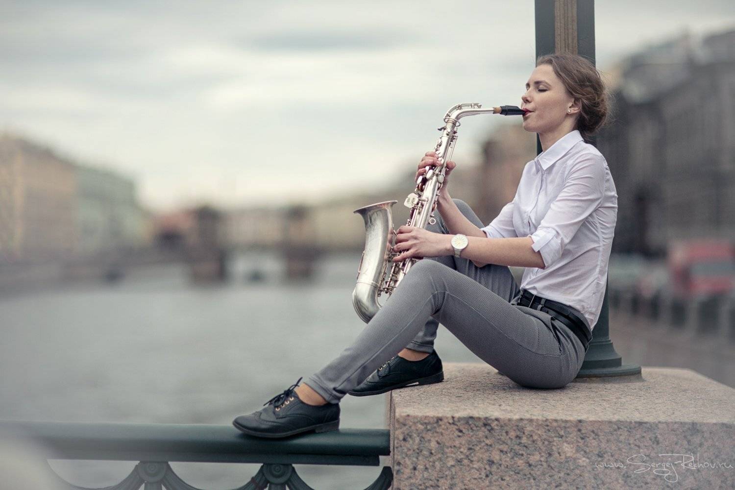 девушка, музыка, блюз, питер, река, фонтанка, rekhov, sergejrekhov, Сергей Рехов