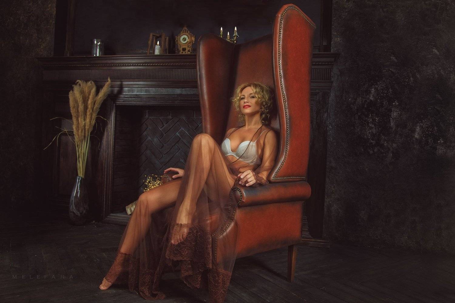 chair, beautiful, girl, woman, SERGEI MELEFARA